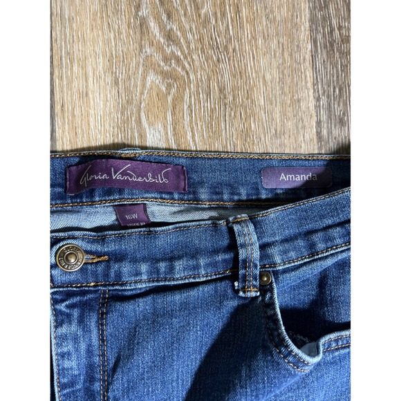 Gloria Vanderbilt Amanda Classic Fit Jeans Blue Wash Women's Size 16W - Picture 2 of 8